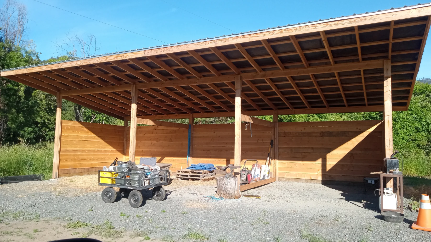 Additional timber shelter project view 11