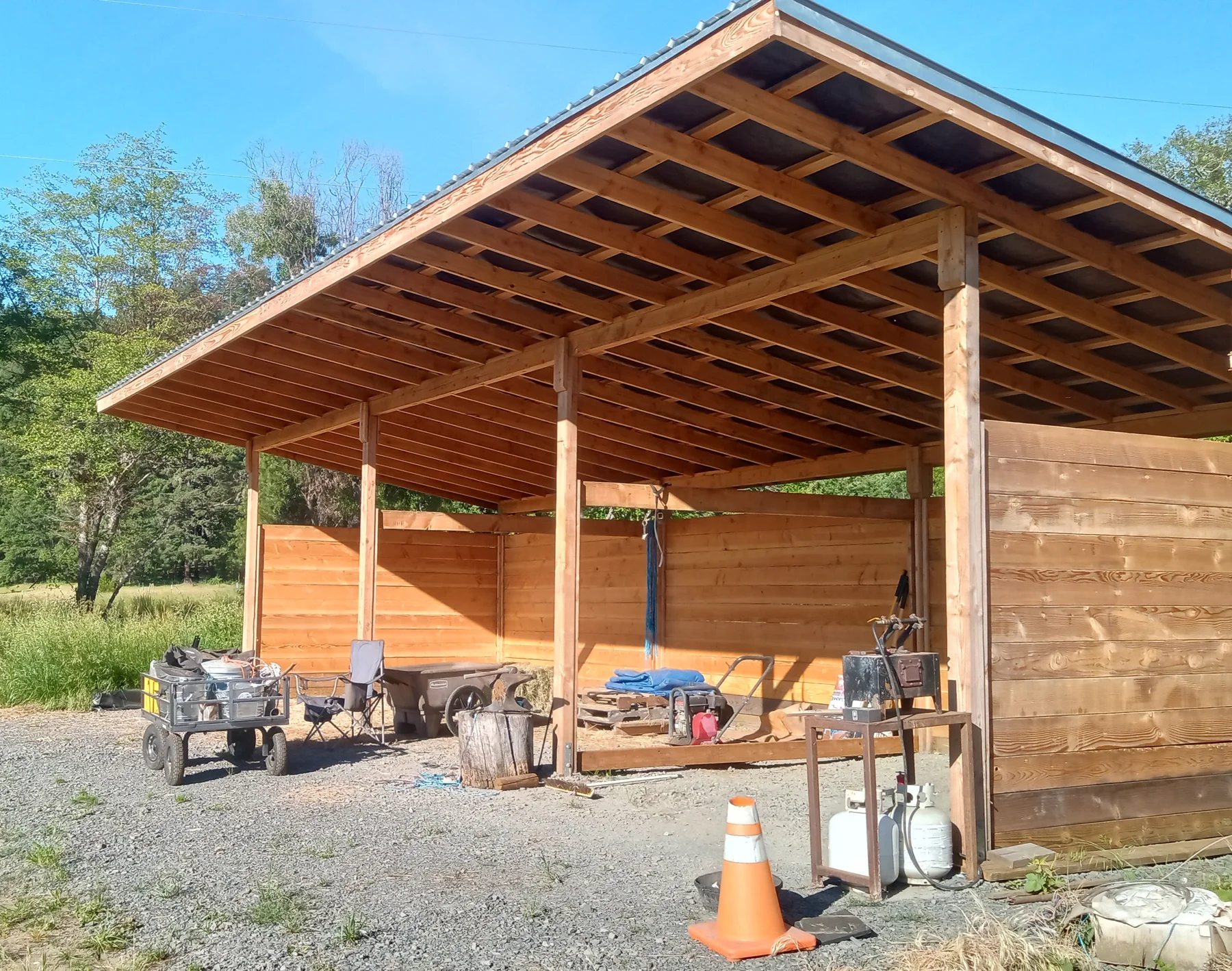 Additional timber shelter project view 4